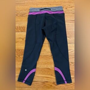 Lululemon Run Inspire Crop Leggings  - Black